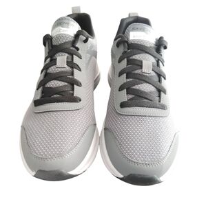 Skechers Men's Arch Comfort Gray‎ and Black Sneakers Sz 10